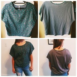 A animal print shirt